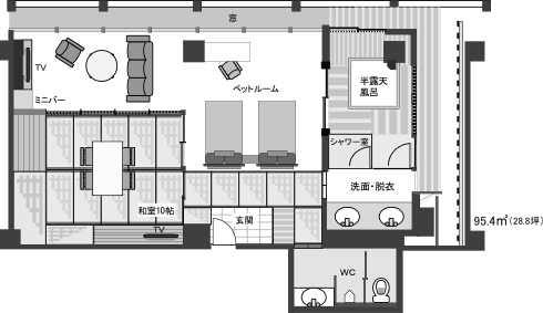「栞」間取り図